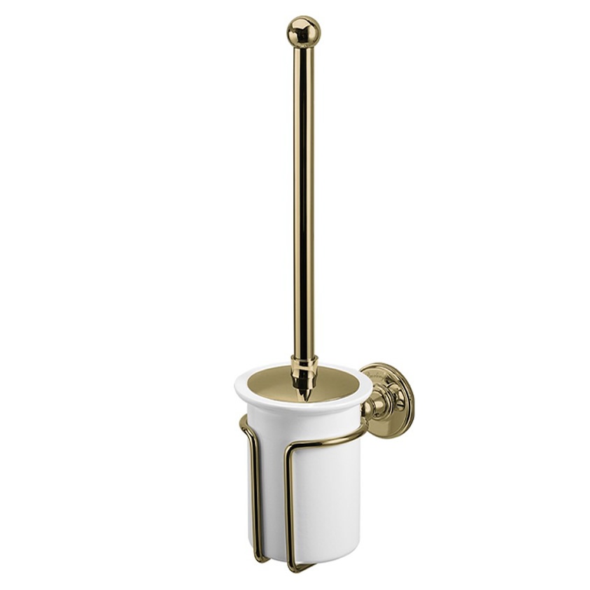 Burlington Gold Toilet Brush Holder